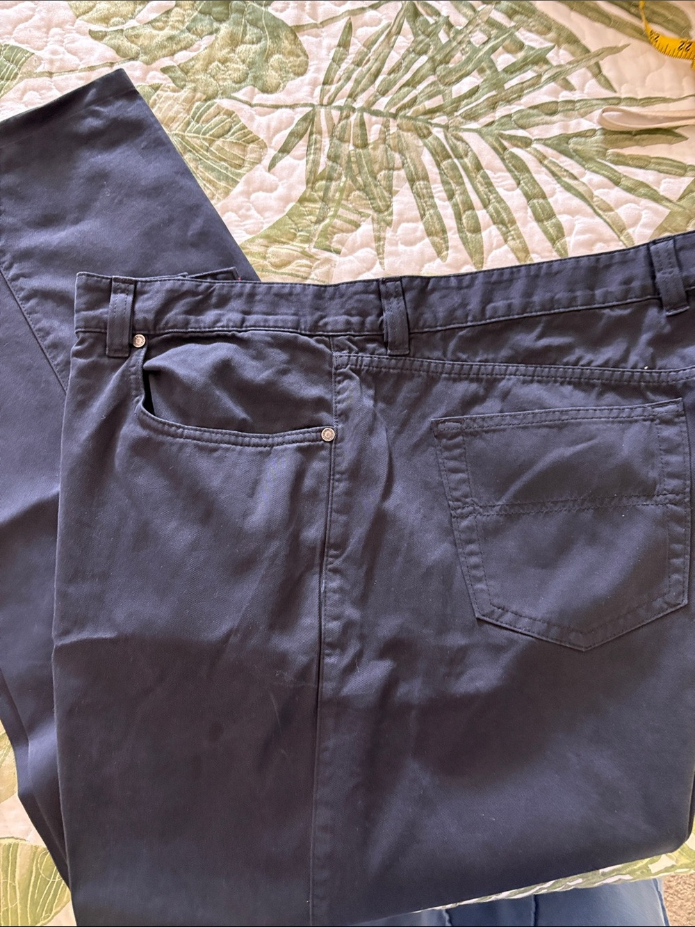 Ermeneglido Zegna Men's Dark Navy Pants 42? - Picture 3 of 8